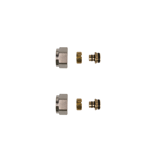 Eurocone Adapter 16mm x 3/4" for Underfloor Heating Manifold Pipe Connection
