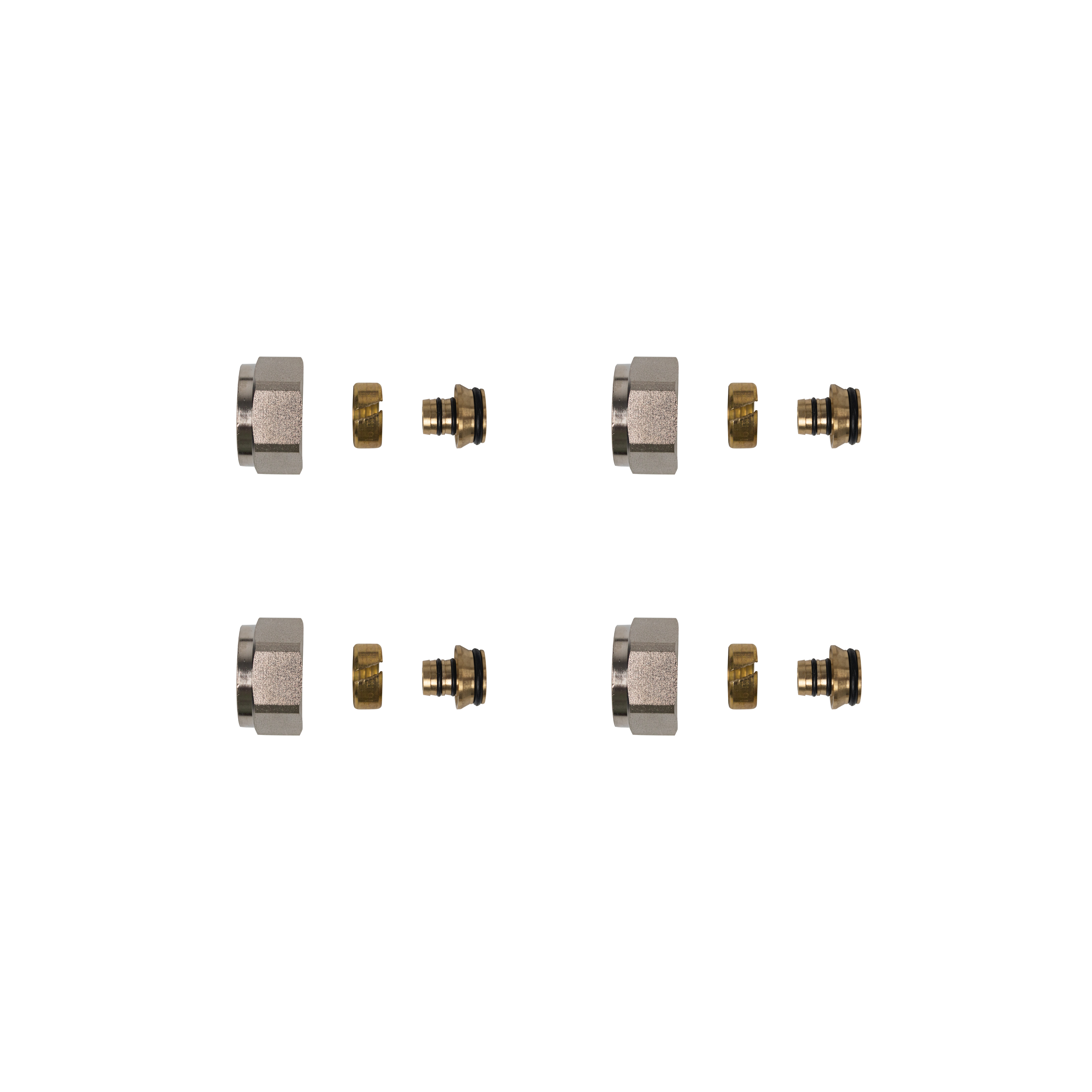 Eurocone Adapter 16mm x 3/4" for Underfloor Heating Manifold Pipe Connection
