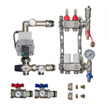Underfloor Heating Manifold 2 Port + Wilo Para Pump - 304 Stainless Steel UFH Kit, A-Rated, Ball Valves | Braxtherm