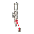 Underfloor Heating Manifold Drain / Filling Valve (with Locknut) Red| Spare Part