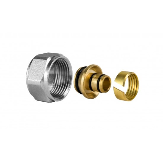 Eurocone Adapter 16mm x 3/4" for Underfloor Heating Manifold Pipe Connection